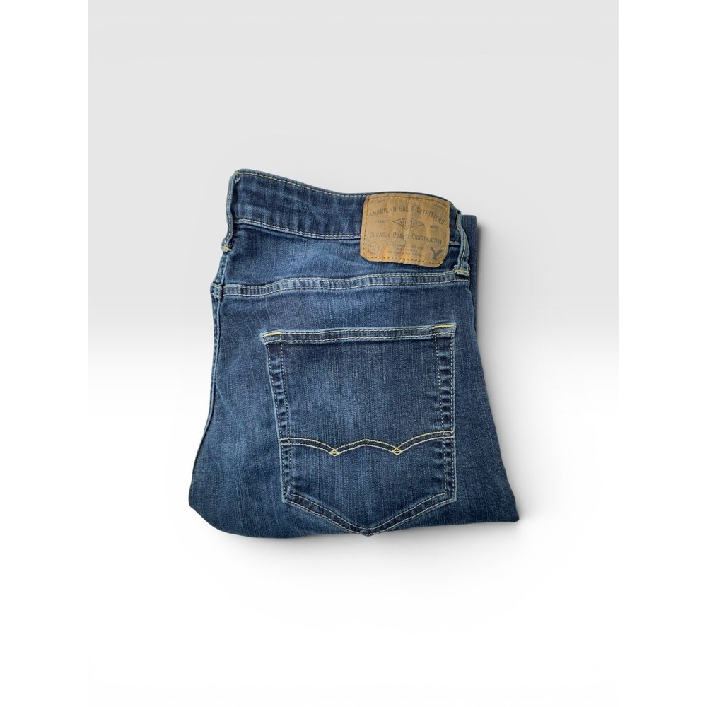 American Eagle Outfitters Original Boot Flex Dark Wash Jeans Men's 32x32